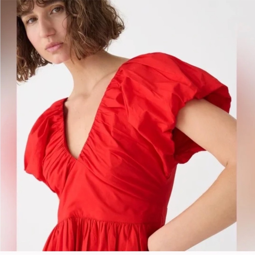 J.Crew STUNNING Cecily Dress in Cotton Poplin Size 4, NWOT - Picture 2 of 9